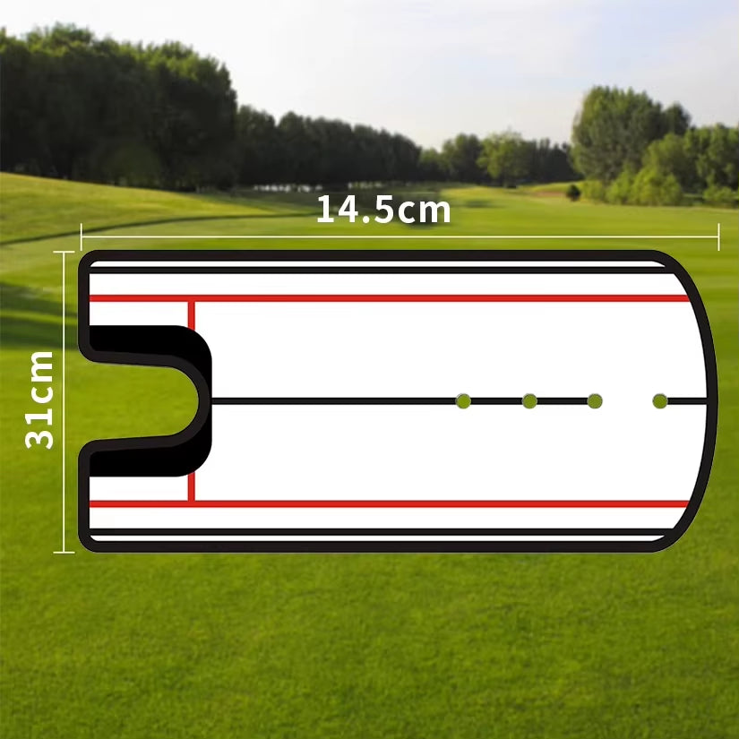 Golf Putting Alignment Mirror Portable Practice