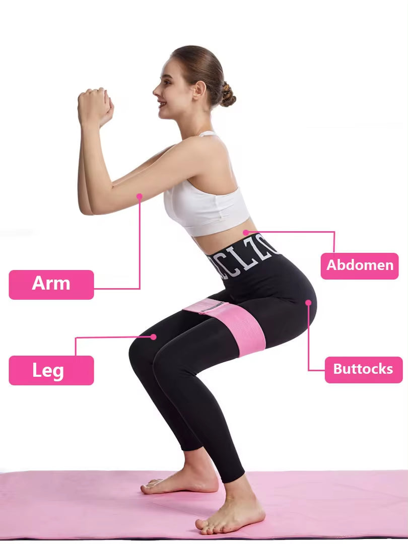 Fitness Resistance Band Buttocks