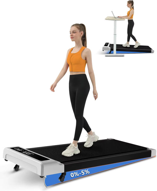 Walking Pad Treadmill, Walking Pad,2 in 1 Walking Pad for Walking, 2.5HP Compact Treadmill for Home Office with Remote Control